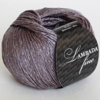 SEAM LAMBADA FINE  11  стальной серый 55% мерсеризованный хлопок 45% вискоза; 170м/50г