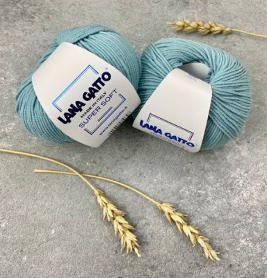 Lana Gatto Super Soft  A4297 BRILLANTE 100% меринос экстрафайн 50 г/125 м