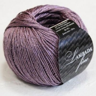 SEAM LAMBADA FINE 10 черничное мороженое 55% мерсеризованный хлопок 45% вискоза; 170м/50г